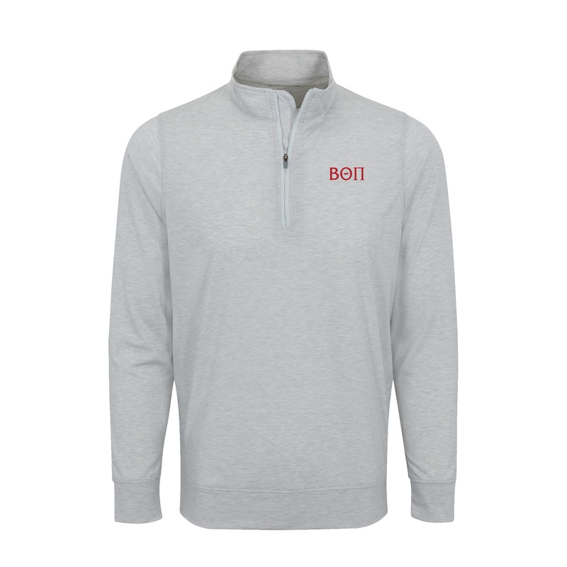 Beta Theta Pi DriRelease Performance Pullover Light Grey
