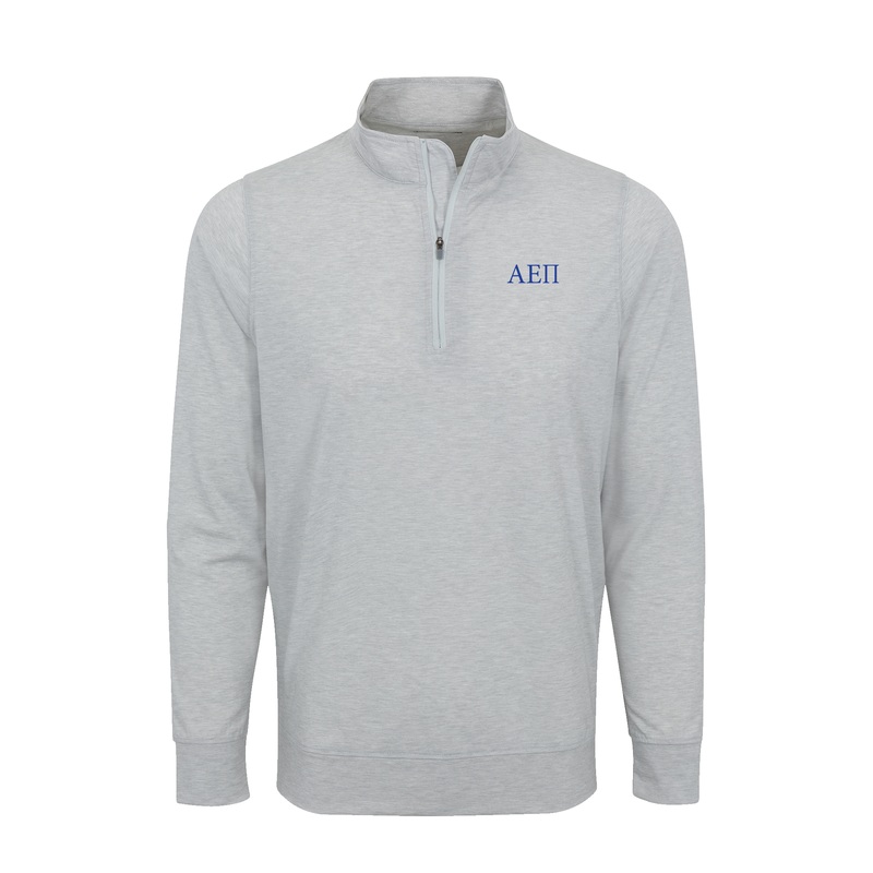 Alpha Epsilon Pi DriRelease Performance Pullover Light Grey