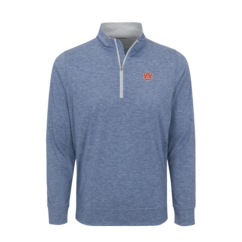 Auburn DriRelease Performance Pullover Dark Steel Blue