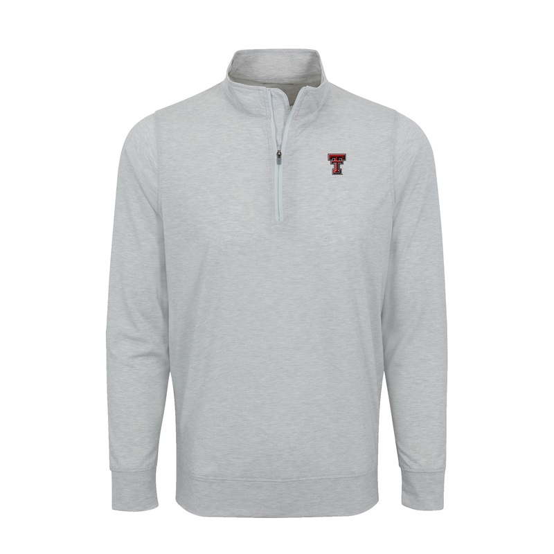 Texas Tech DriRelease Performance Pullover Light Grey