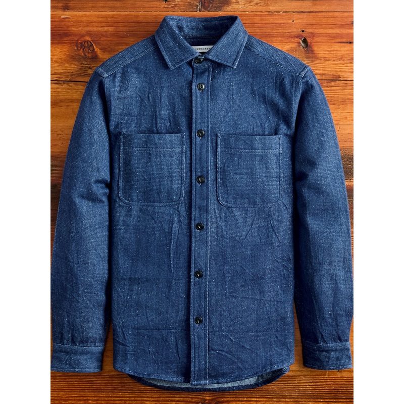 Ames Workshirt in Dark Indigo Denim