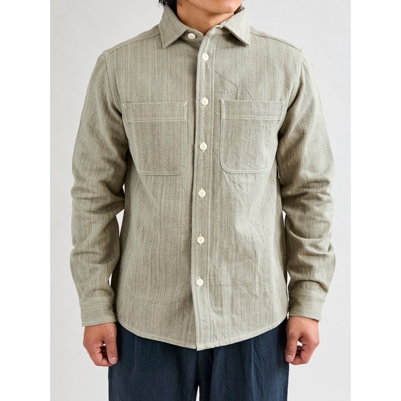Ames Workshirt in Iron Grey Denim