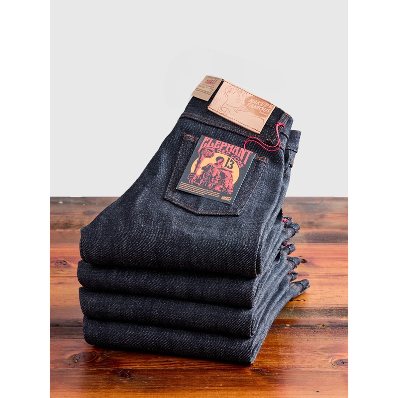 “Elephant 13 – Red Core” 21oz Selvedge Denim – True Guy Fit