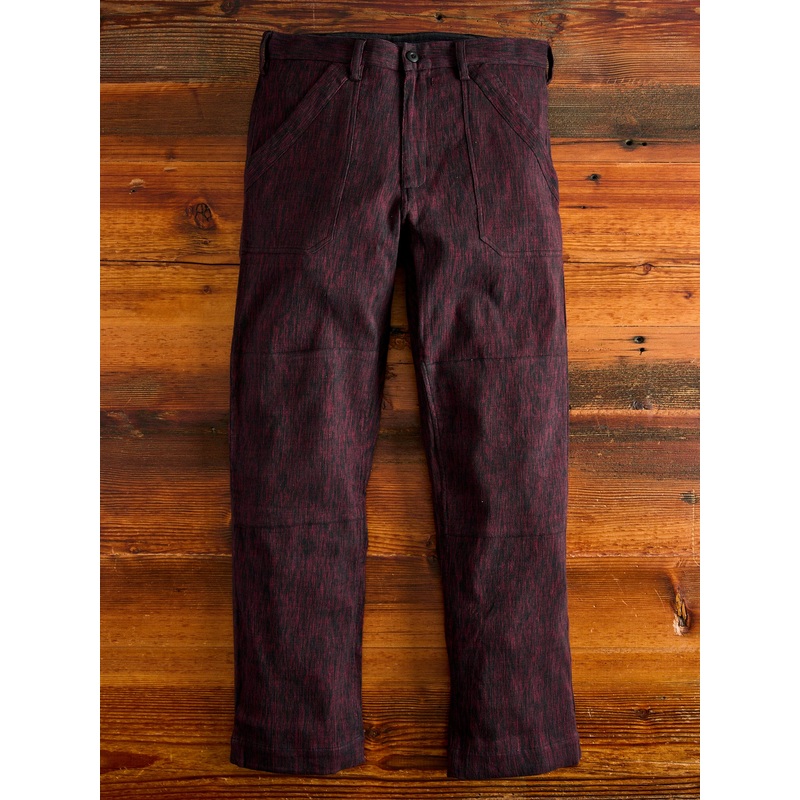 Isaac Pants in Indian Madder/Iron Canvas