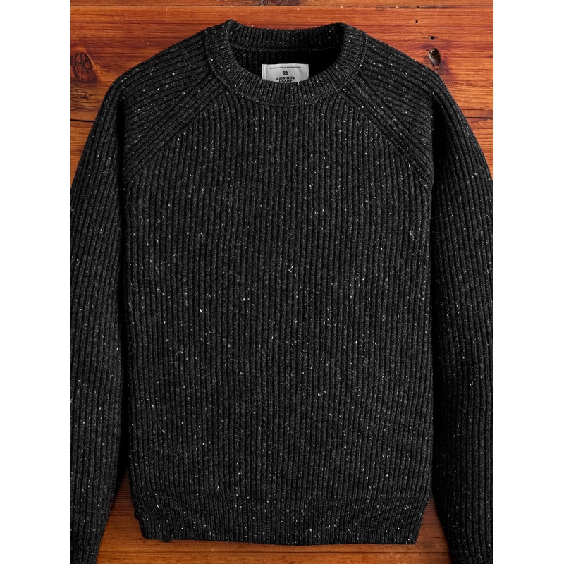 Nep Merino Kenny Crewneck in Black