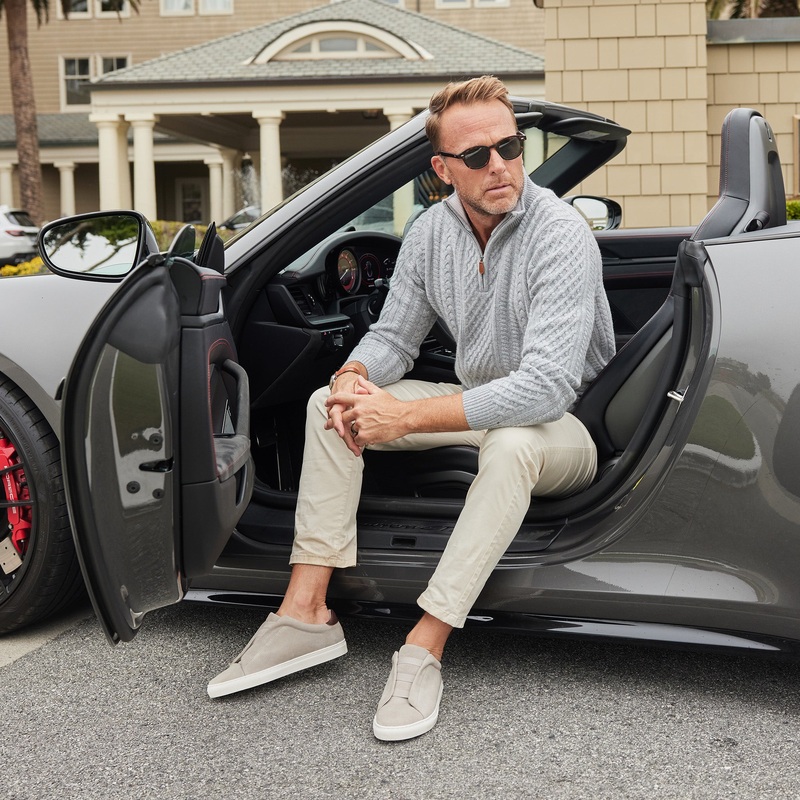 Sorrento Sneaker Grey Suede