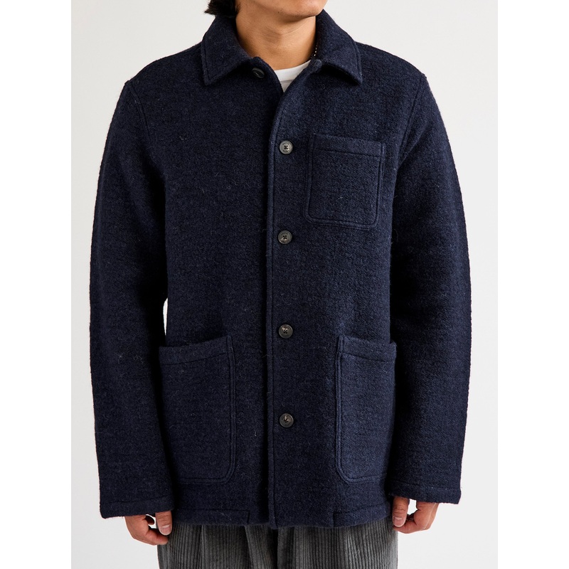 Wool Ormiston Jacket in Midnight Blue