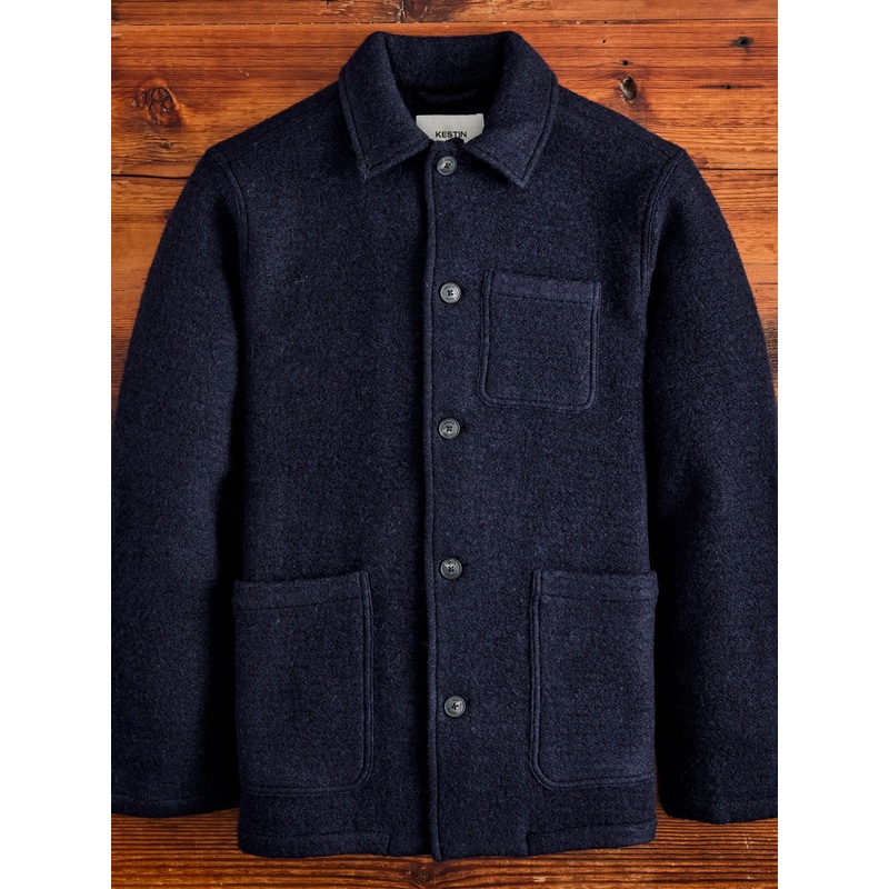 Wool Ormiston Jacket in Midnight Blue