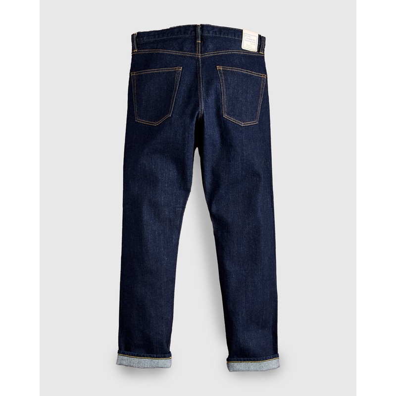 11.8oz Indigo Stretch Selvedge Denim – Tapered Fit