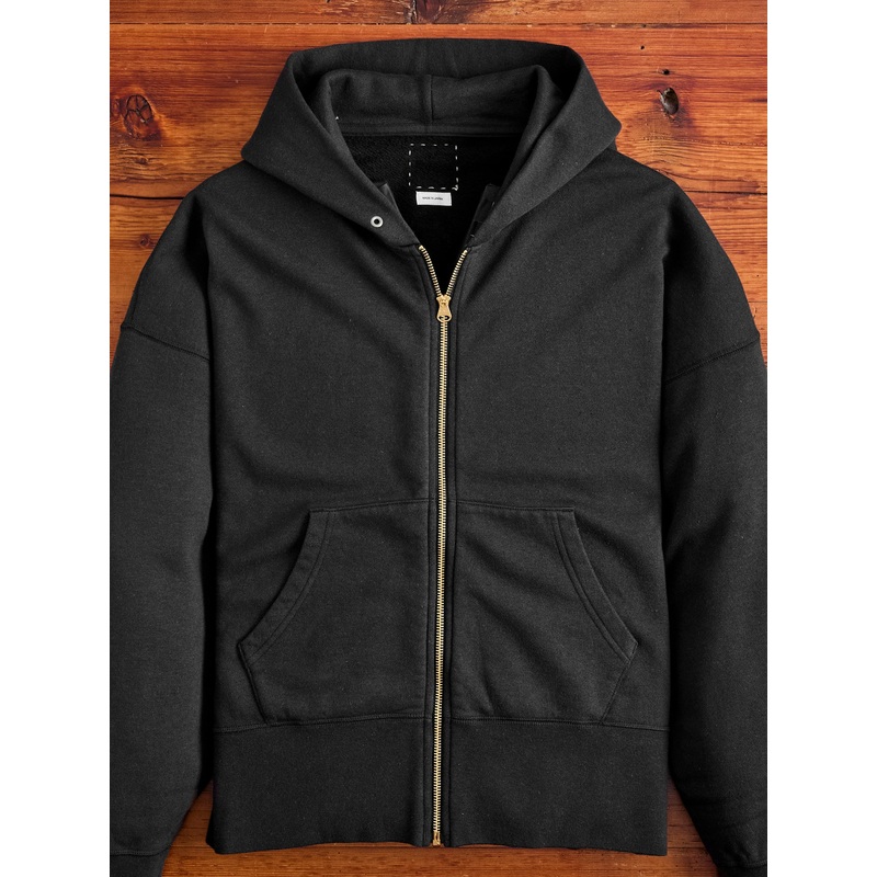 Court Zip Hoodie C/WS in Black