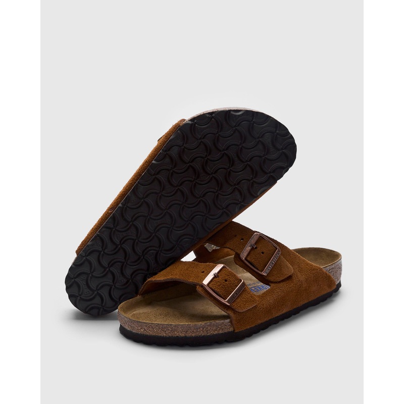 Arizona Sandal in Suede Mink SFB