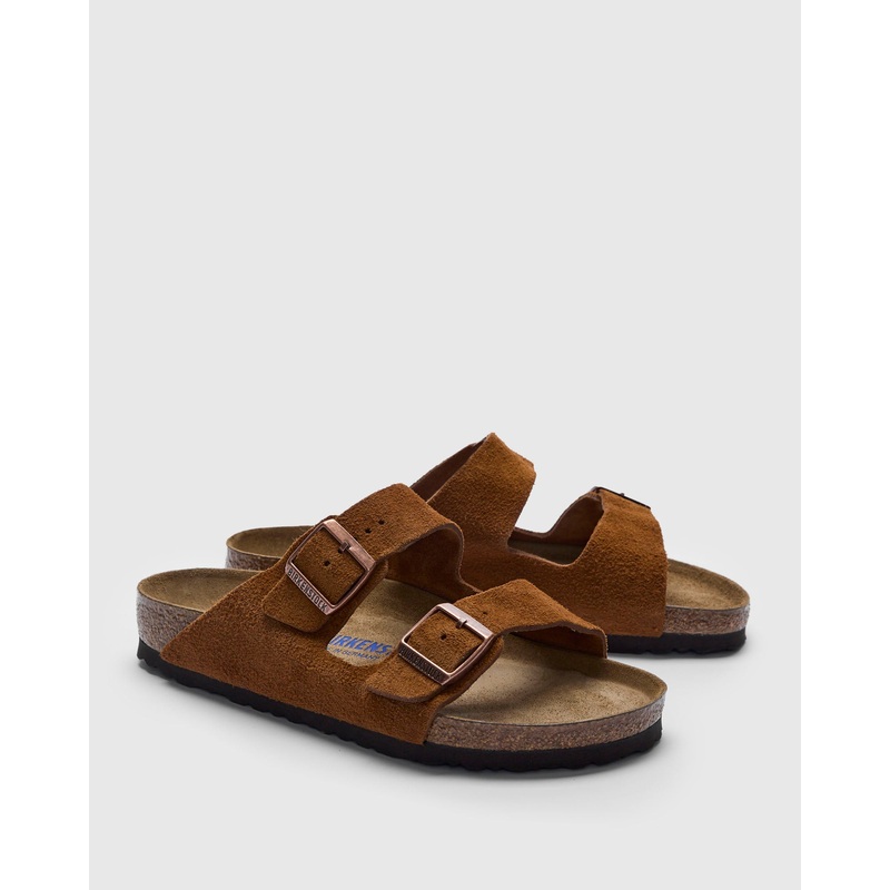 Arizona Sandal in Suede Mink SFB