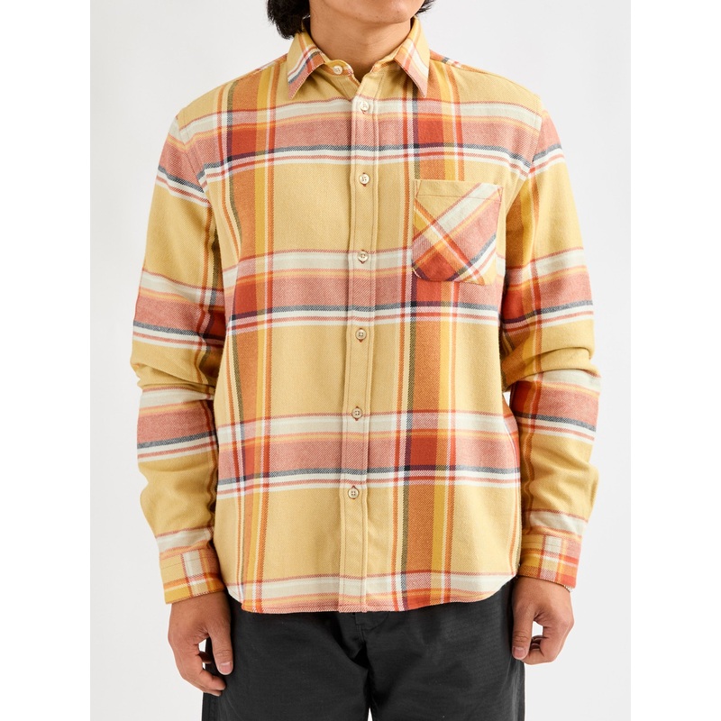 Ramo Button-Up Shirt in Marigold
