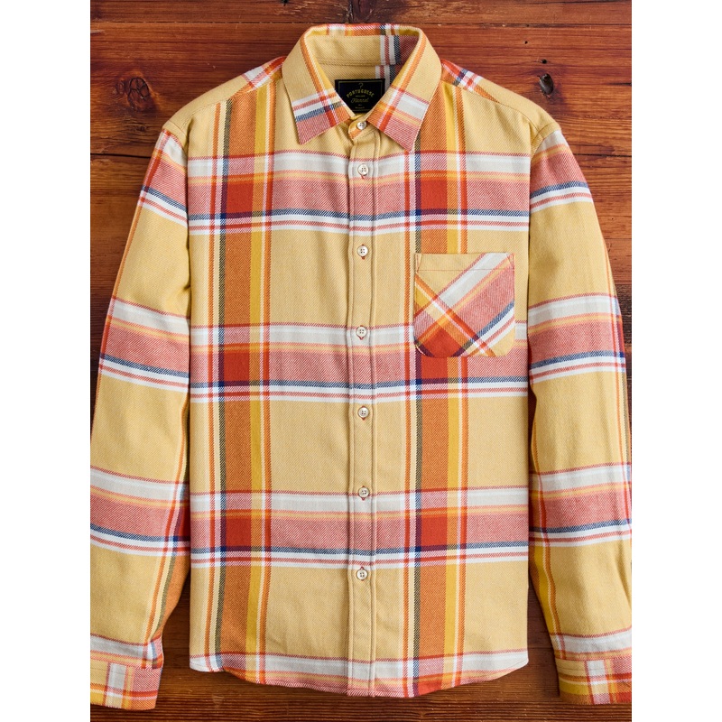 Ramo Button-Up Shirt in Marigold