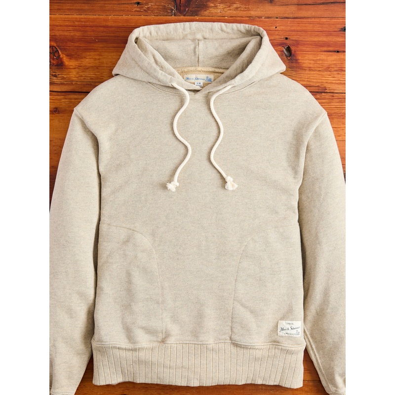 RFHD01 “Good Basics” Rugged Fleece 16oz Hoodie in Grey Melange Vintage