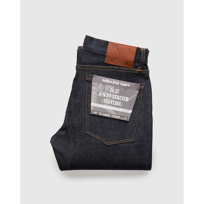 14oz Stretch Selvedge Denim – Hammer Straight