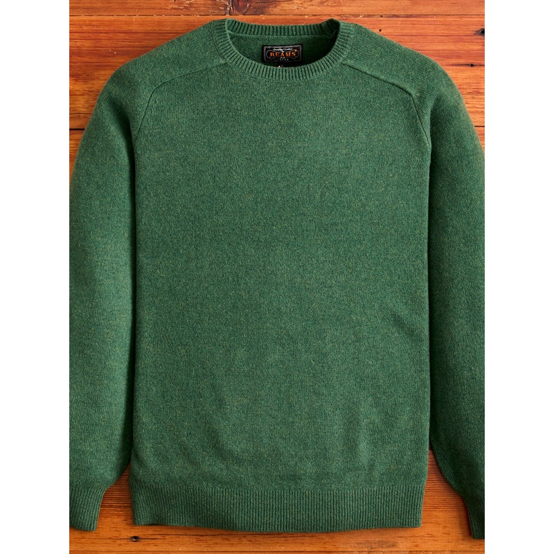 9G Crewneck Knit Sweater in Green