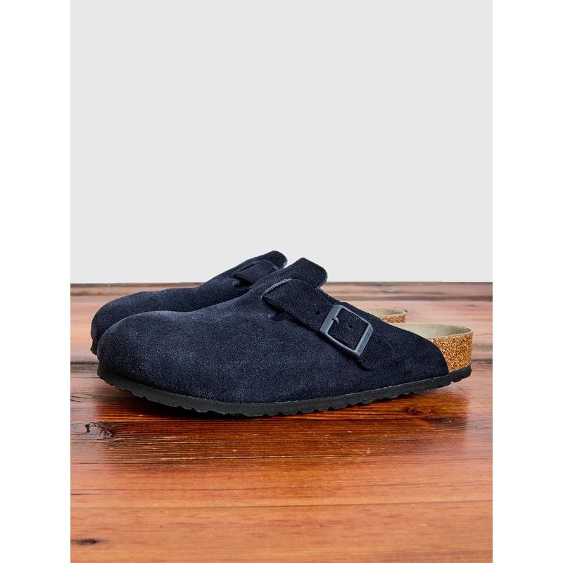 Boston Clog in Suede Midnight