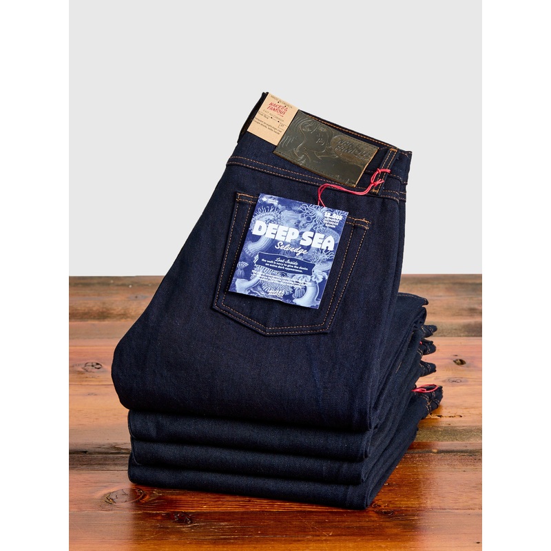 “Deep Sea Selvedge” 12.5oz Double Indigo Selvedge Denim – True Guy Fit
