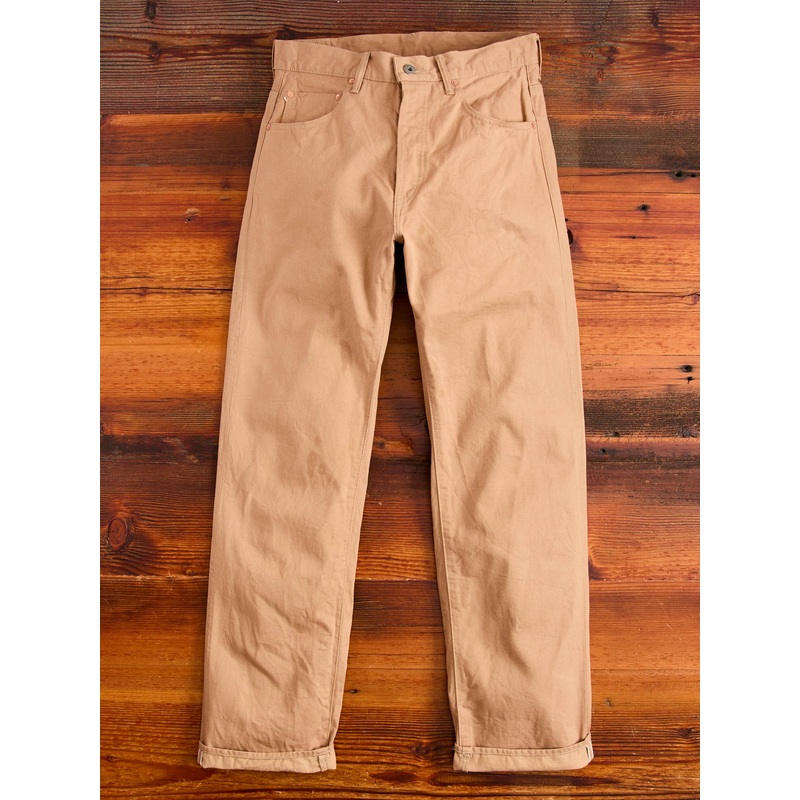 ONI-022-SCKB 10oz Selvedge Chino in Khaki Beige