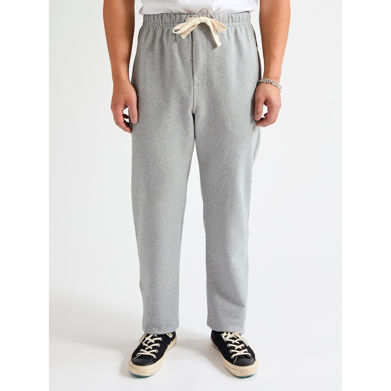 3S50 “Good Originals” Heavyweight Loopwheel Sweatpants in Heather Grey