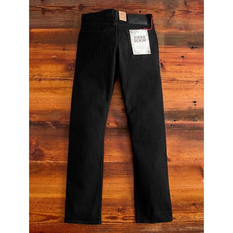 “Black Kikko” 12.5oz Jacquard Denim – True Guy Fit