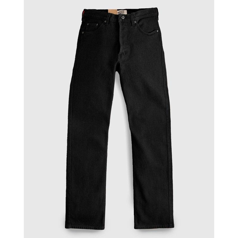 “Black Kikko” 12.5oz Jacquard Denim – True Guy Fit