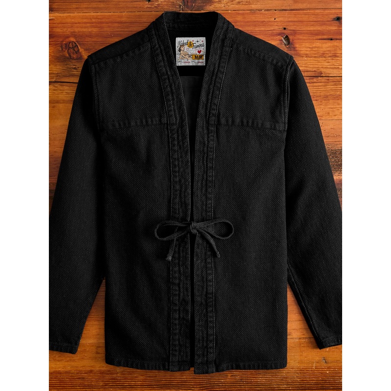 “Black Kikko” Kimono Shirt