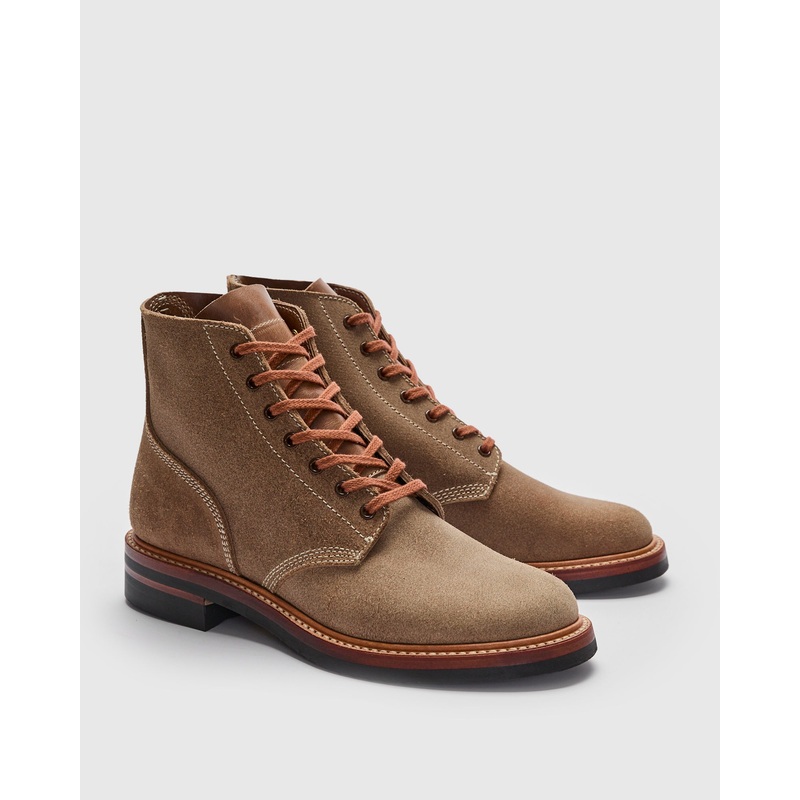 M-43 Service Shoe Boot in Horween Chromexcel Natural Roughout