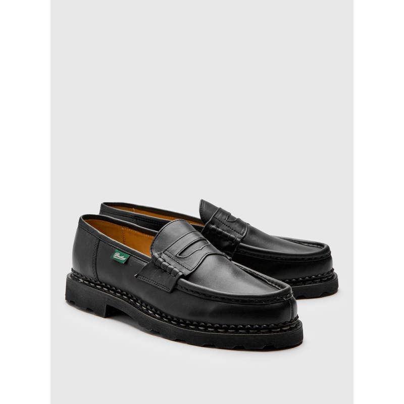 Reims Marche Loafer in Noire-Lis Noir