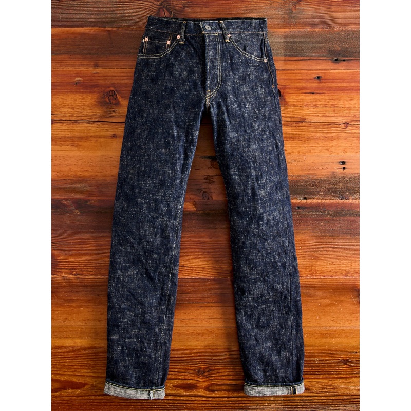 246 “Kasuri” 17oz Slub Selvedge Denim – Clean Straight Fit
