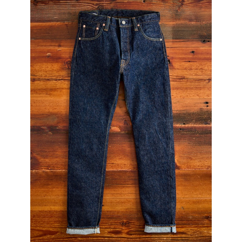 PBE-019 17oz Beige Core Pop-up Selvedge Denim – Relaxed Tapered Fit