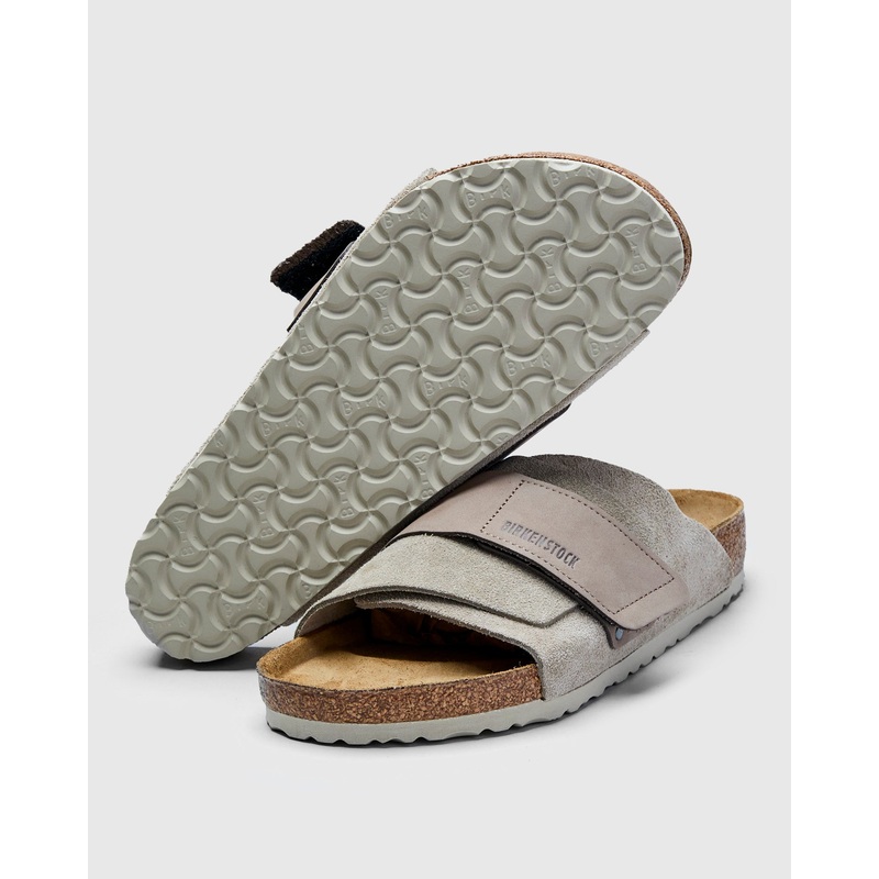 Kyoto Sandal in Taupe Suede Roughout