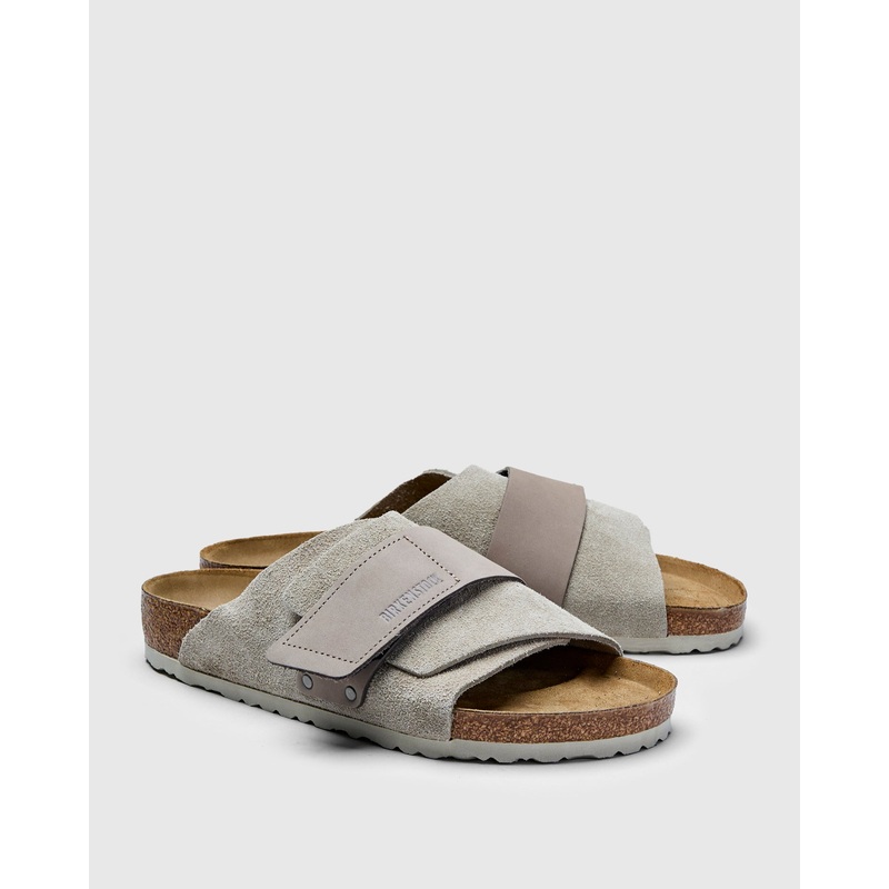 Kyoto Sandal in Taupe Suede Roughout