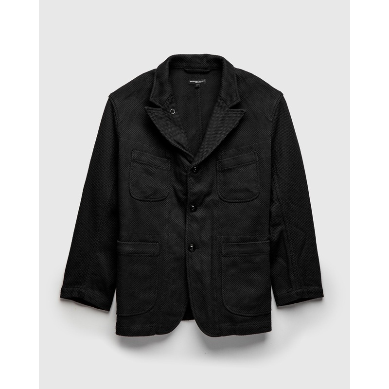 “No-Gi” Bedford Jacket in Black Heavyweight Sashiko