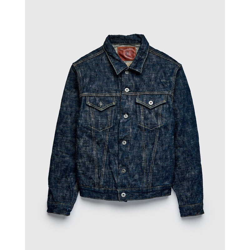 02527P “Kasuri” 17oz Slub Selvedge Denim Jacket