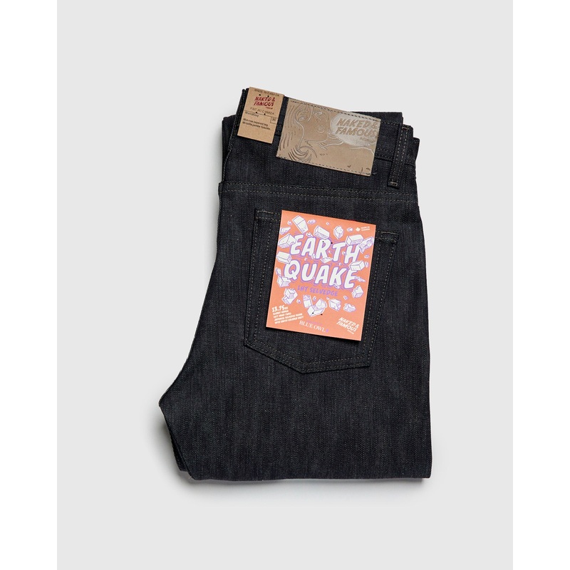 “Earthquake – Left Hand Twill” 13.75oz Selvedge Denim – Weird Guy Fit