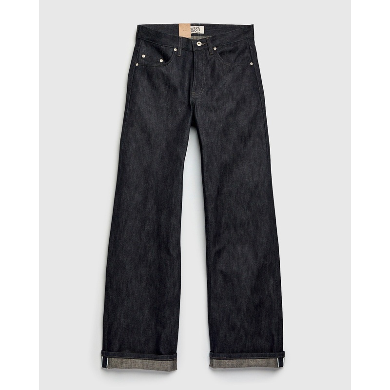 “Earthquake – Left Hand Twill” 13.75oz Slub Selvedge Denim – Strong Guy Fit