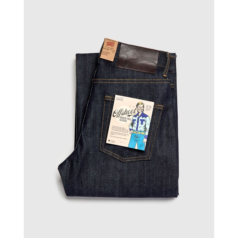 “Offshoot Broken Twill” 13.75oz Selvedge Denim – Strong Guy Fit