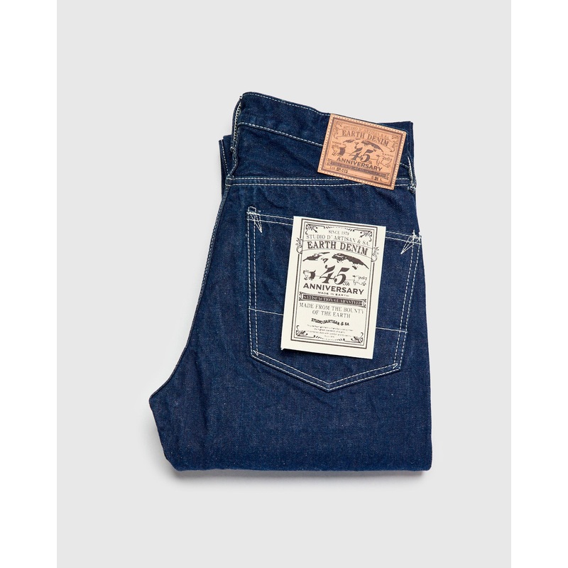SP-115S “Earth Denim” 45th Anniversary 15oz Fox Fiber Selvedge Denim – Regular Tapered Fit