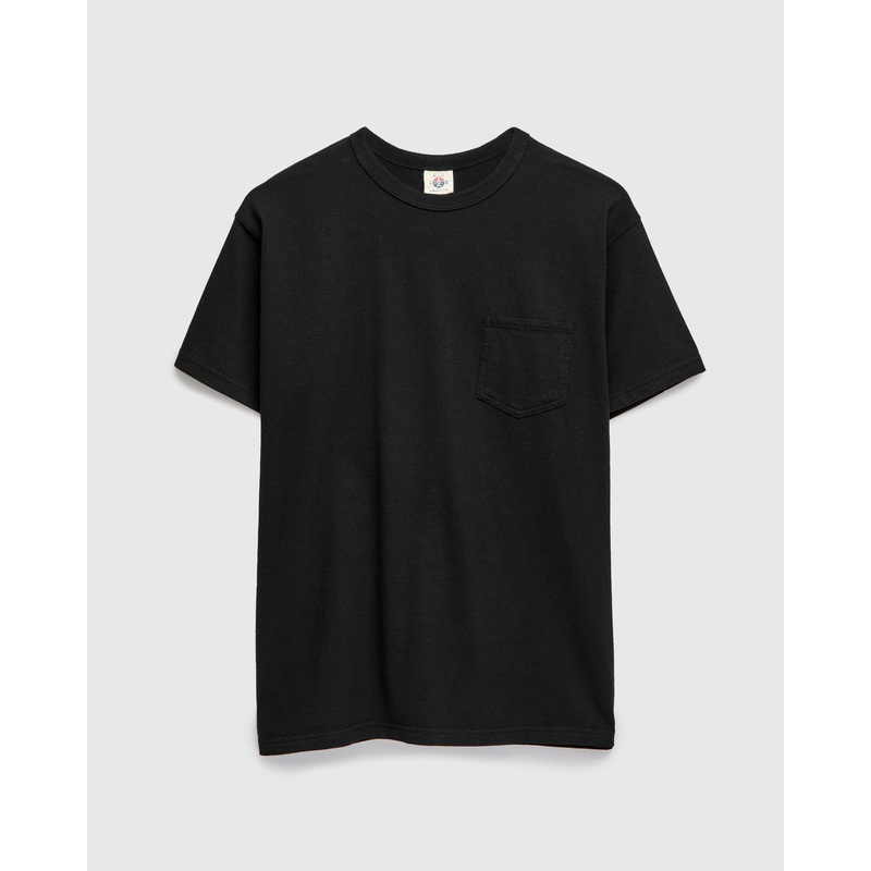 “Snake Slayer” Heavyweight Pocket T-Shirt in Black
