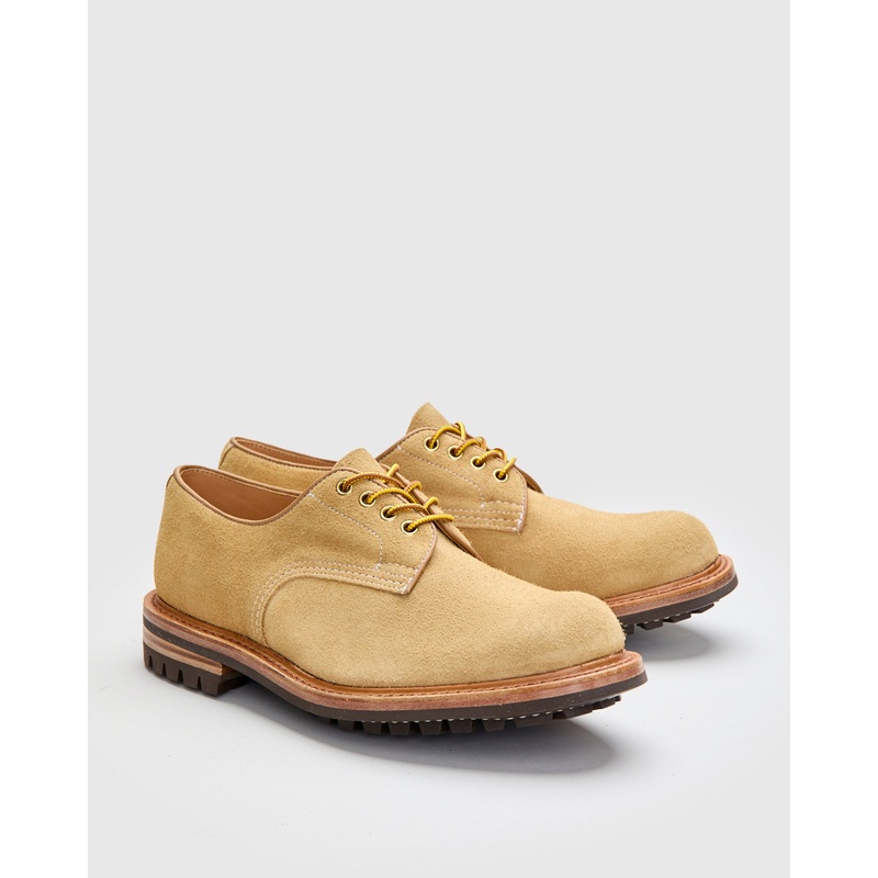 Daniel Work Shoe in Tan Hairy Suede