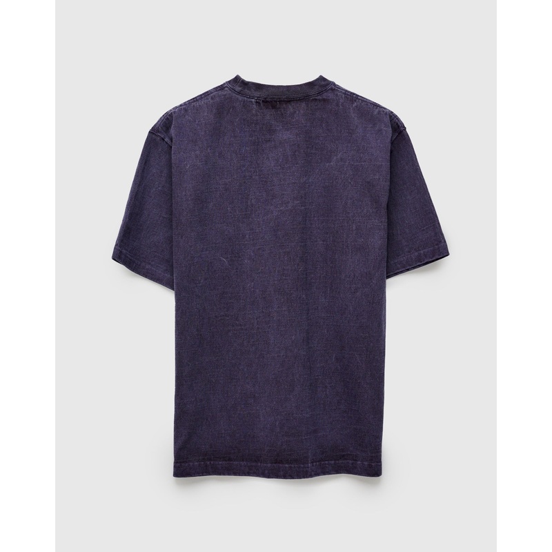 Heavyweight Pigment Dye Pocket T-Shirt in Faded Purple
