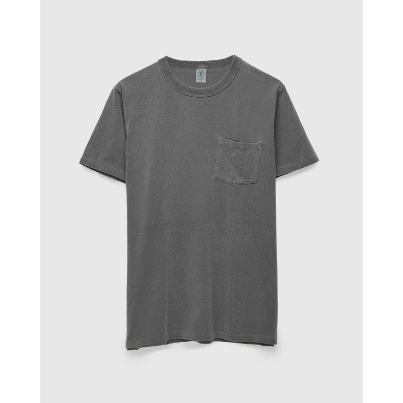 Pigment Dyed Pocket Tee in Gunmetal