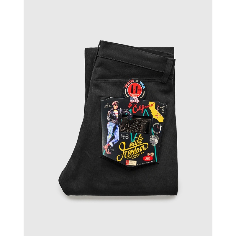 Lot 64 “Vidalia Mills” 14oz Black Selvedge Denim – Classic Tapered Fit