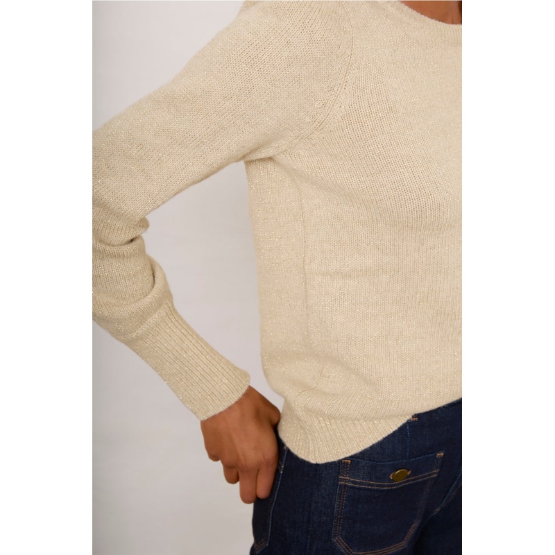 Laureen Sparkle Jumper – Champagne