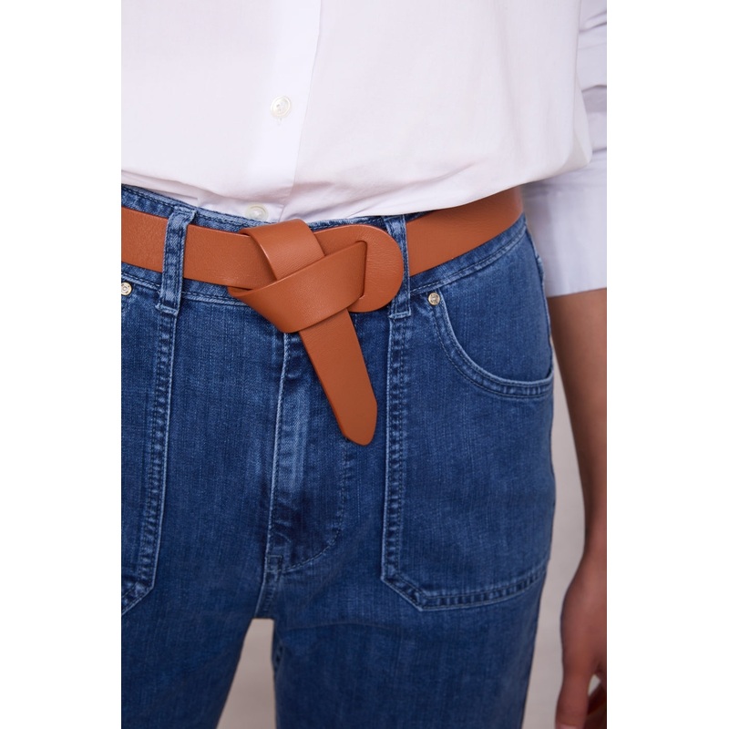 Wrap Leather Belt – Tan