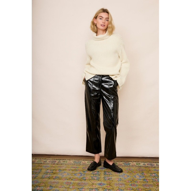 Coralie Chunky Roll Neck Jumper – Ivory