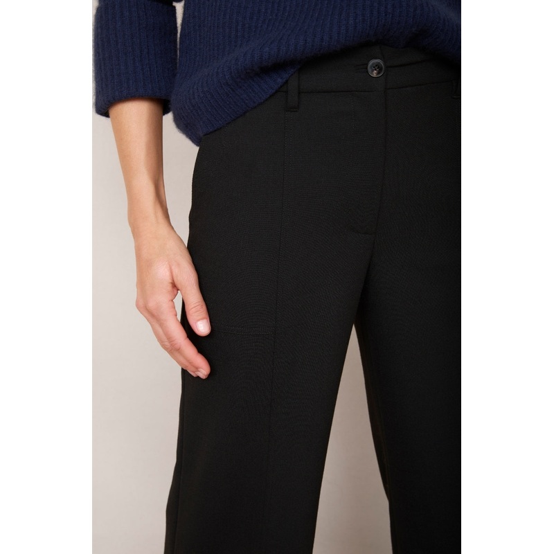 Flori Carpenter Wide Leg Trouser – Black