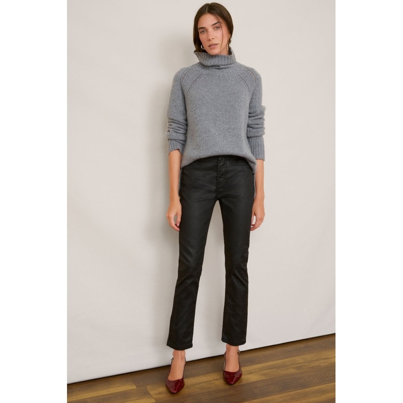 Audrey Coated Jean – Black